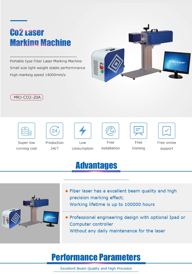 Marcador a laser de co2 MRJ-laser