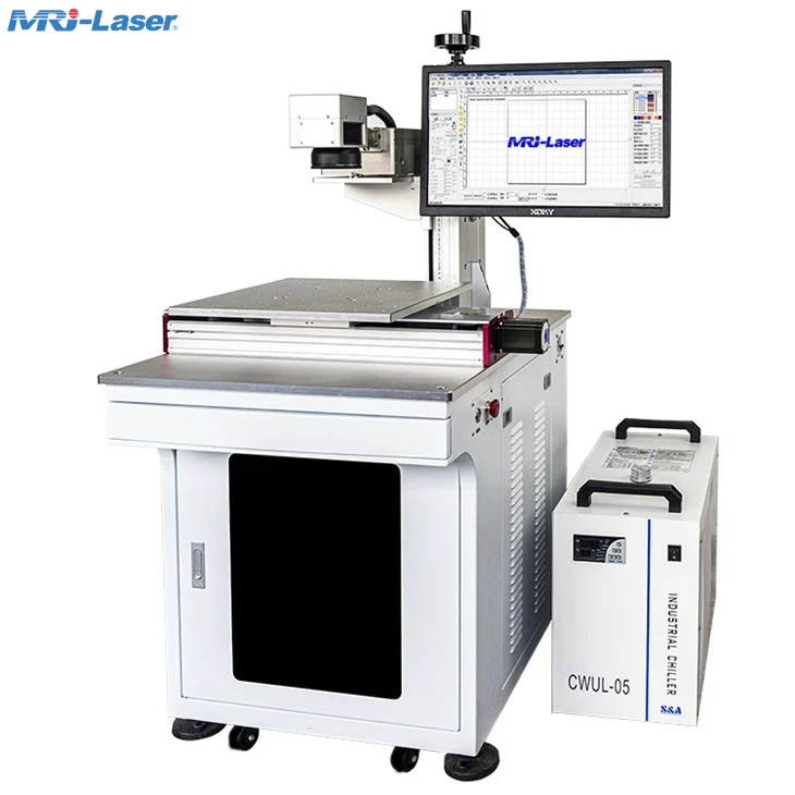 Máquina de gravação a laser UV 5W para plástico
