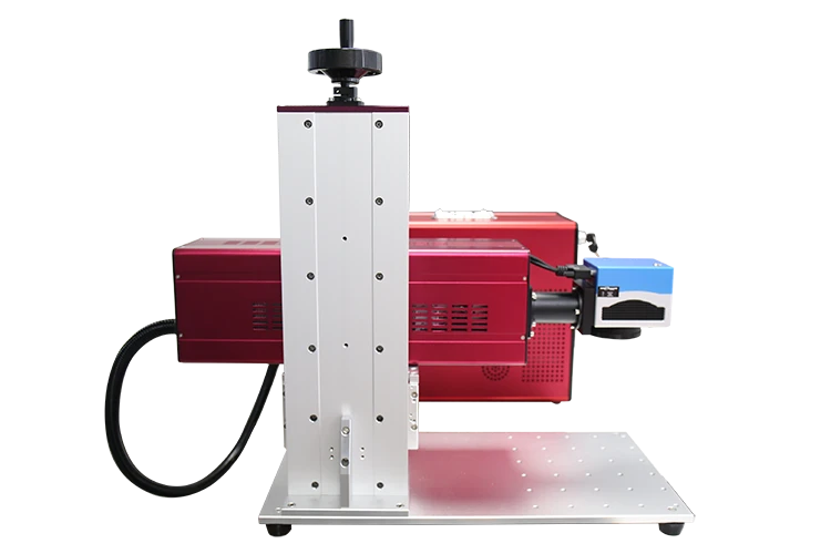 Red Black Type CO2 10600 nm Laser Marking Machine For Clothes Marking