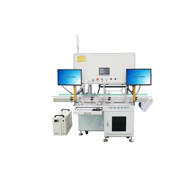 Máquina de marcação a laser UV de 10 W com posicionamento visual e foco automático