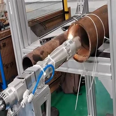 Sistema interno da limpeza da tubulação para oxidação e sujeira do oleoduto