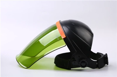 Escudo facial de proteção a laser