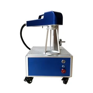 China Fiber Laser Marca mahine para material metálico 20w mini gravador portátil