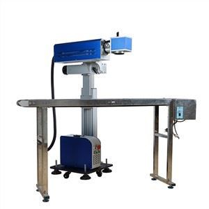 Máquina de marcação a laser de CO2 20W 30W 60W para marcação de linha de produção