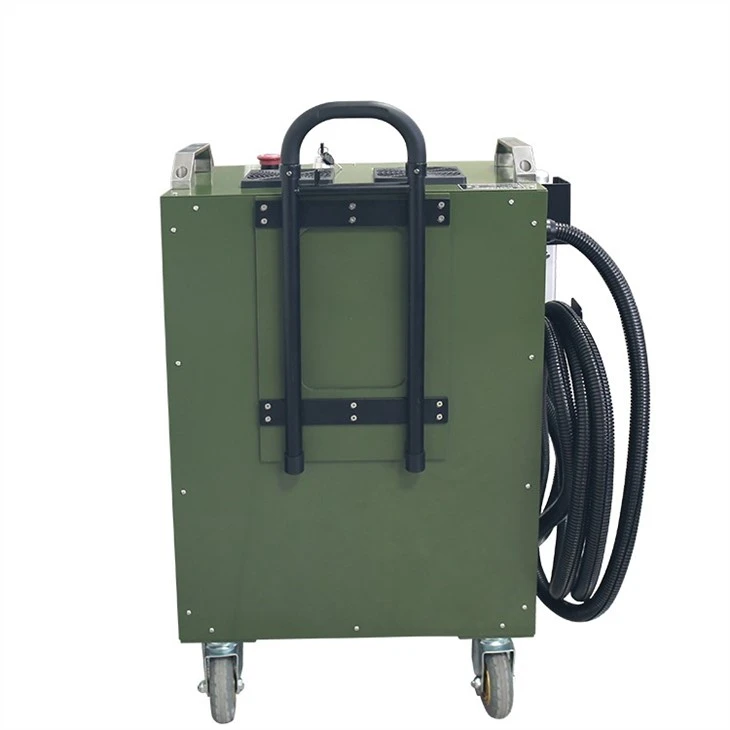 200W Pulsed Laser Cleaning Machine For Truck Restoration, Luggage-Type Laser.